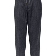Brunello Cucinelli Wool Trousers - Grey