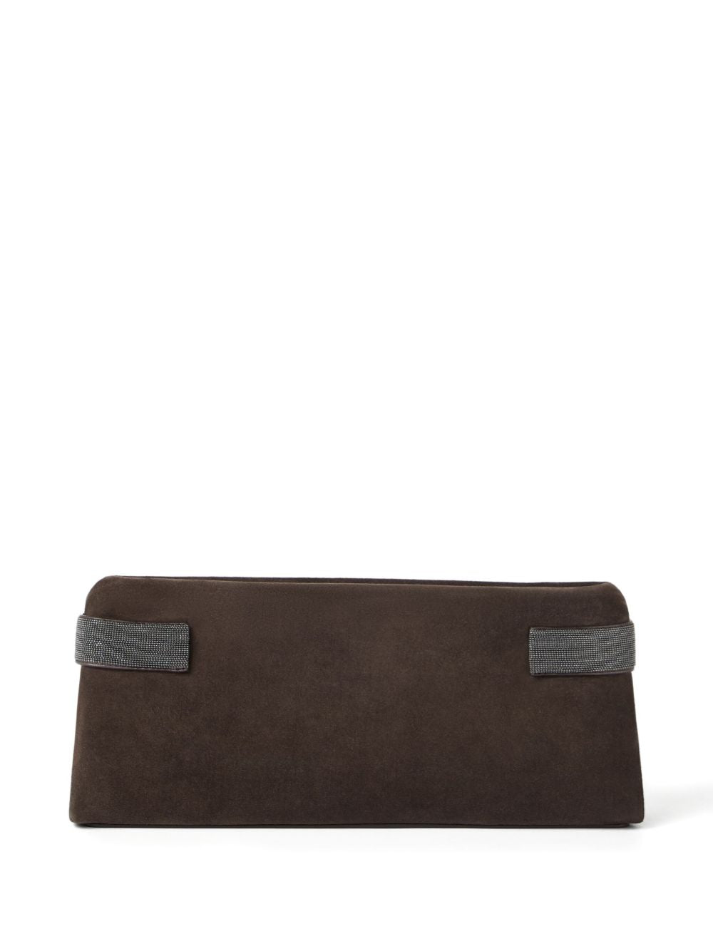 Brunello Cucinelli Suede Leather Clutch Bag -. Black
