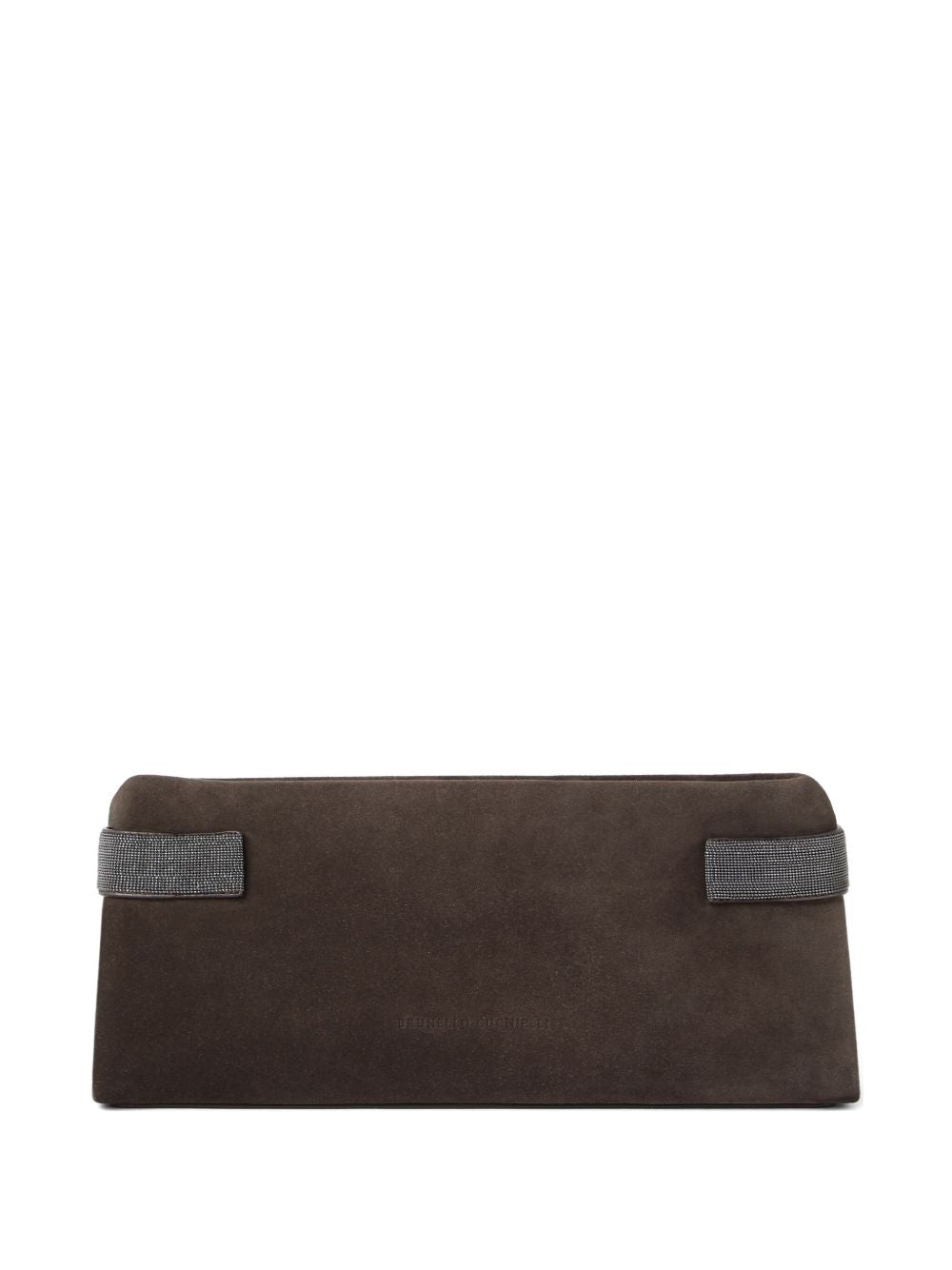 Brunello Cucinelli Suede Leather Clutch Bag -. Black