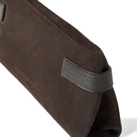Brunello Cucinelli Suede Leather Clutch Bag -. Black