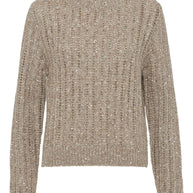Brunello Cucinelli Wool Crewneck Sweater - Beige