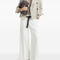 Brunello Cucinelli Wool Crewneck Sweater - Beige