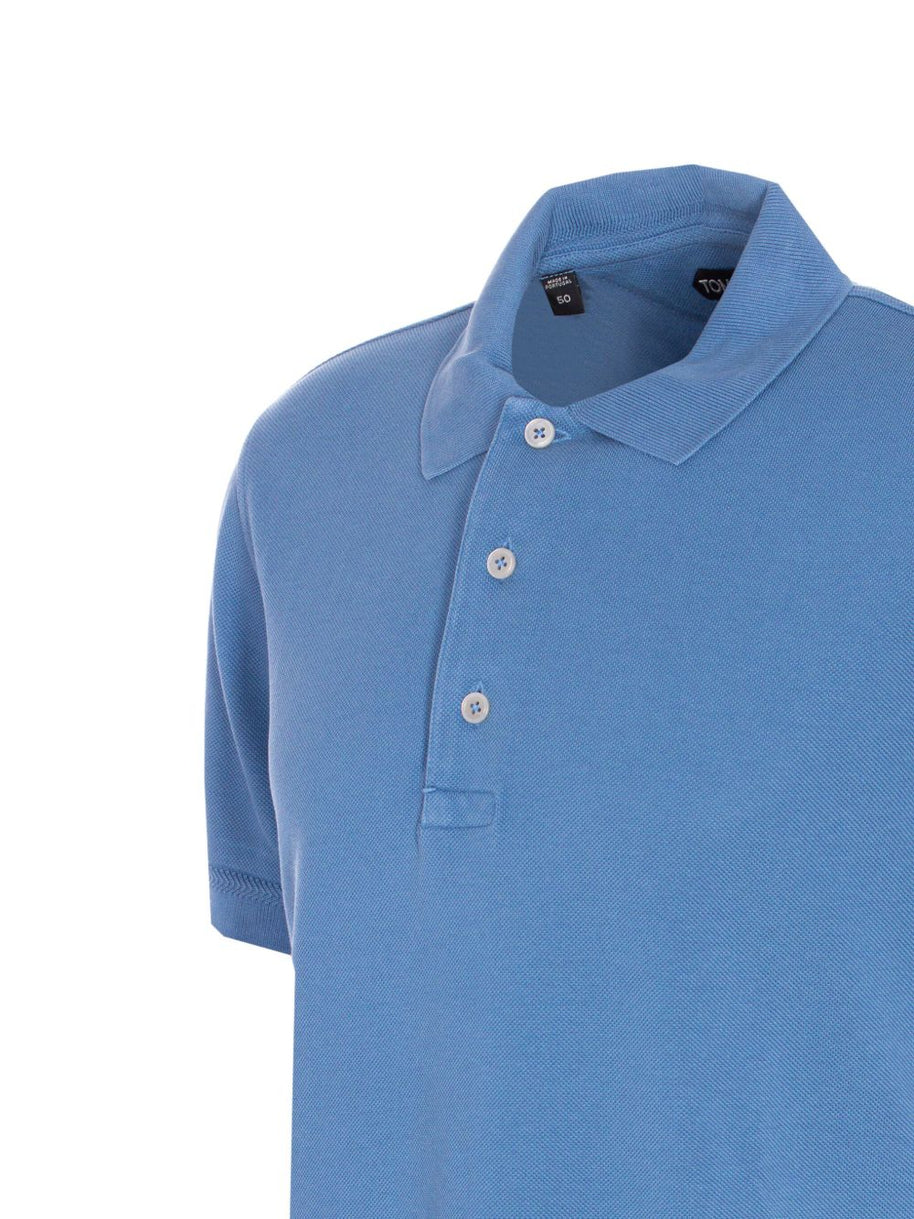 Tom Ford Polo Shirt - Clear Blue