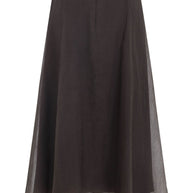 Brunello Cucinelli Sheer A-line Skirt