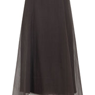 Brunello Cucinelli Sheer A-line Skirt