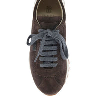 Brunello Cucinelli Suede Leather Sneakers - Black