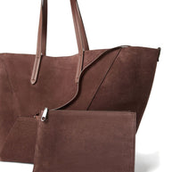 Brunello Cucinelli BC Duo Bag In Suede With Monili