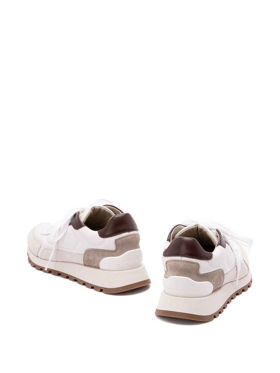 Brunello Cucinelli Leather Sneakers - White
