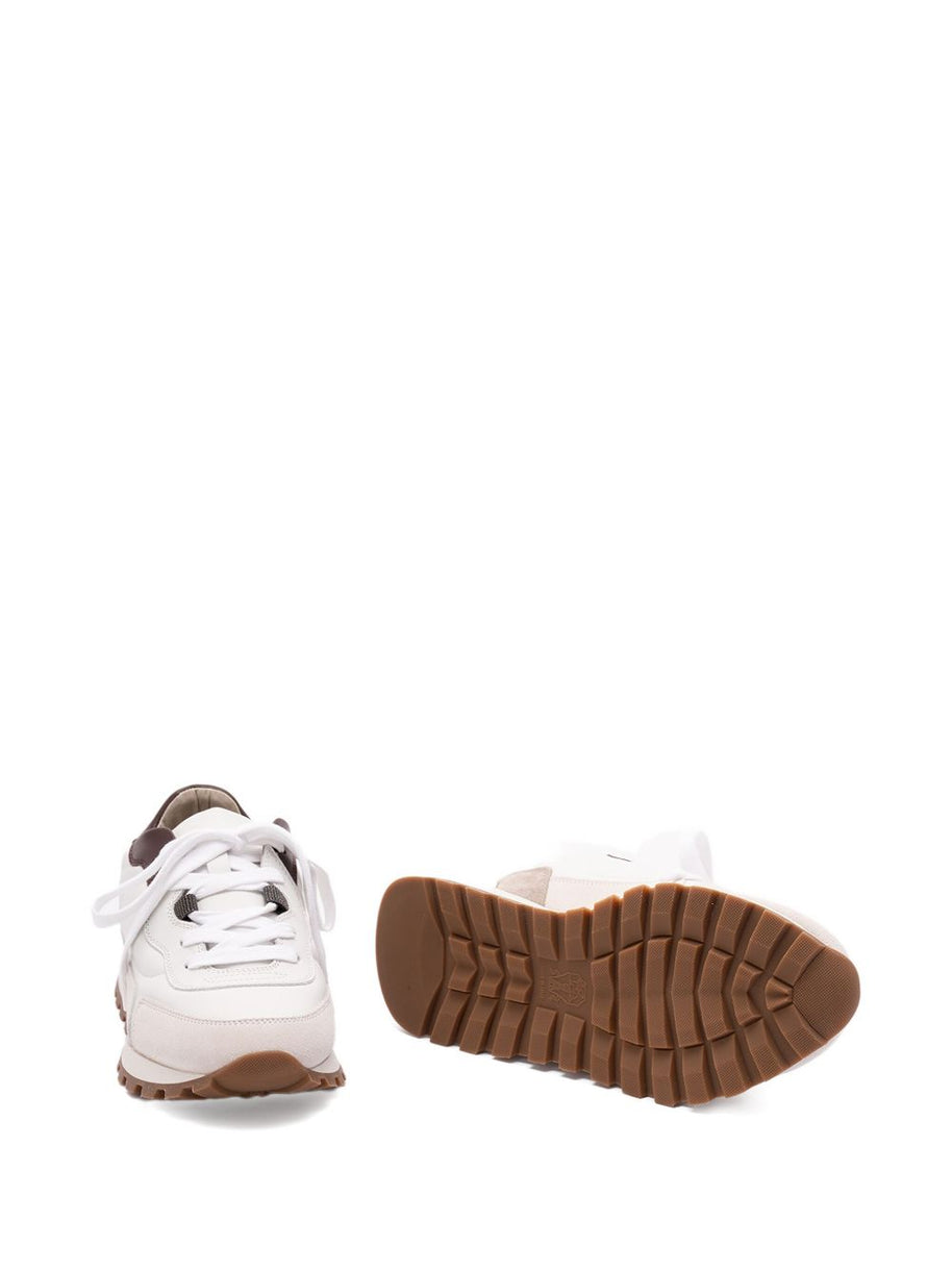 Brunello Cucinelli Leather Sneakers - White