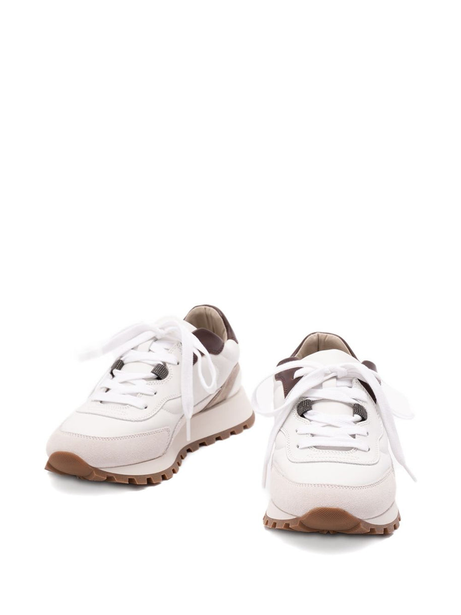 Brunello Cucinelli Leather Sneakers - White