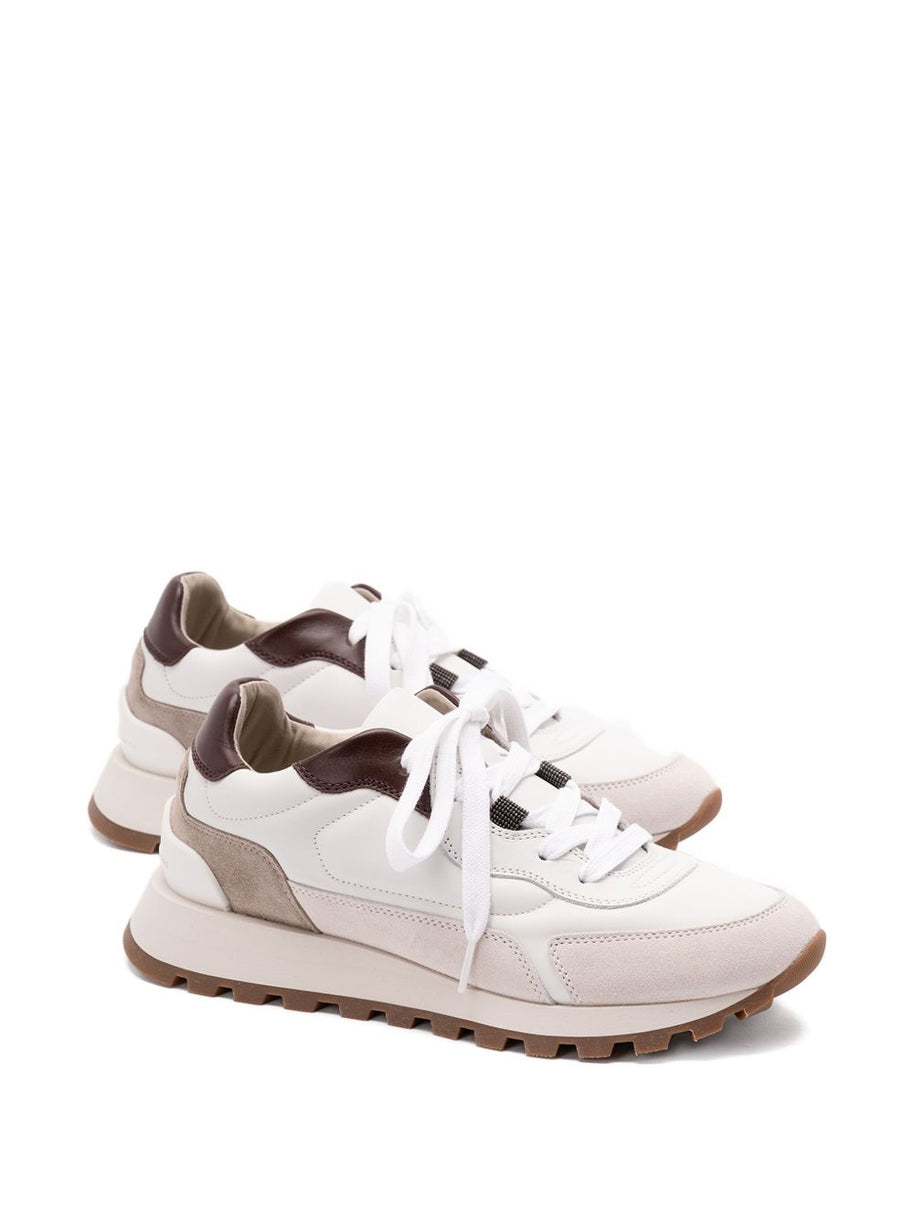 Brunello Cucinelli Leather Sneakers - White