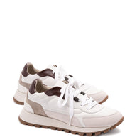 Brunello Cucinelli Leather Sneakers - White