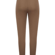 Brunello Cucinelli Cotton And Silk Blend Trousers - Brown