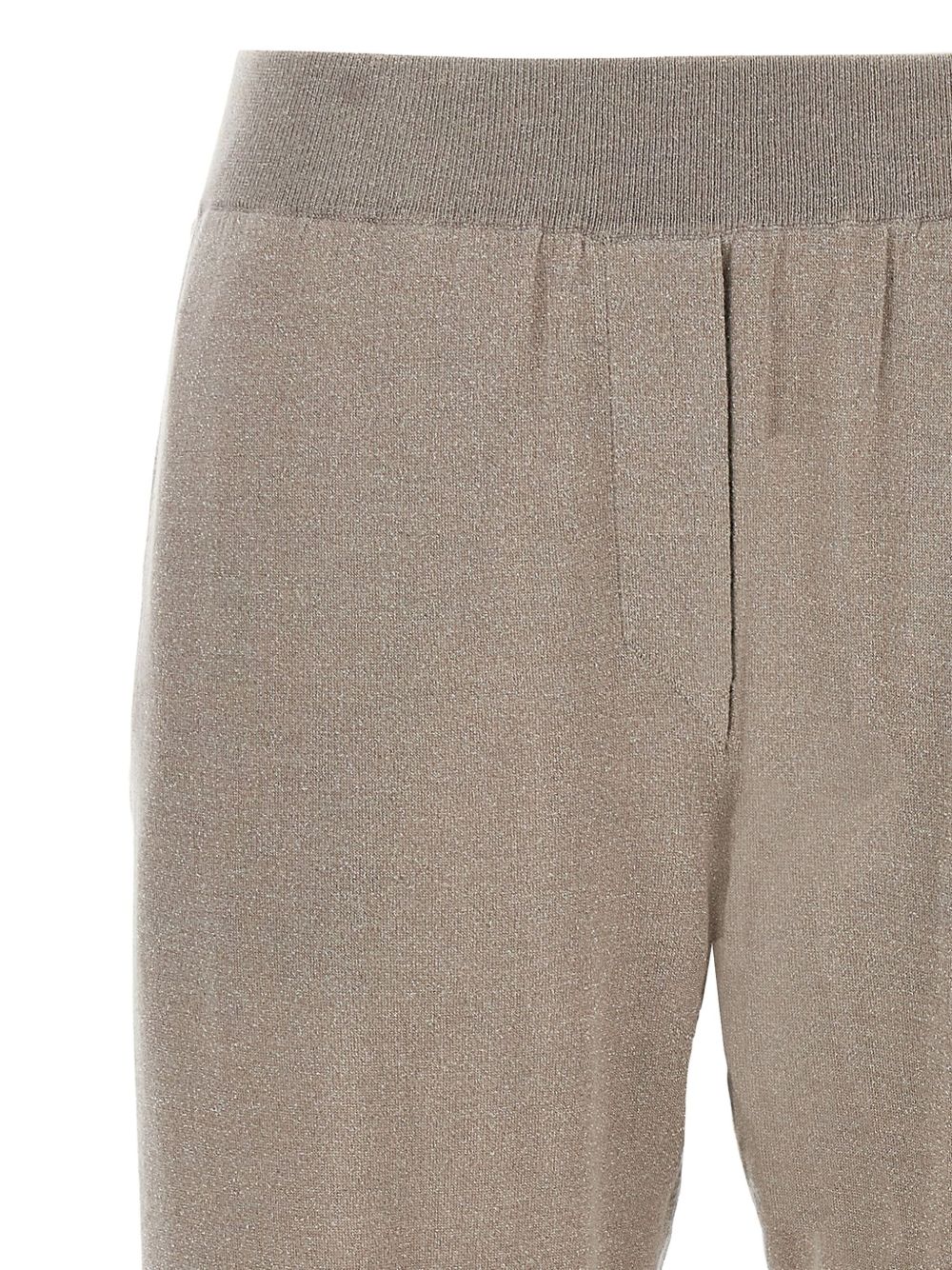 Brunello Cucinelli Wool And Silk Trousers - Dove Grey