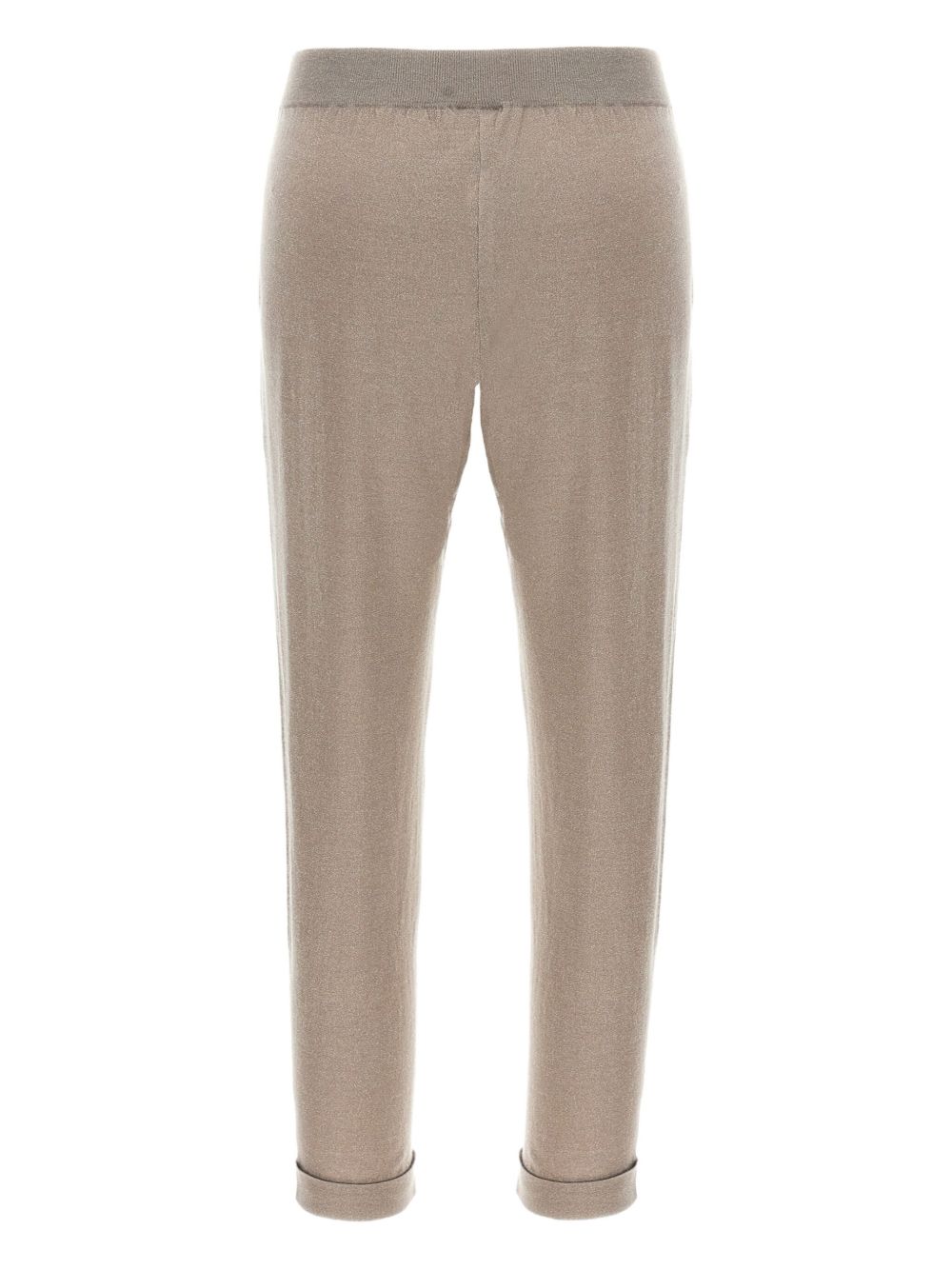 Brunello Cucinelli Wool And Silk Trousers - Dove Grey