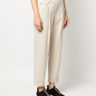 Brunello Cucinelli Cotton Chino Trousers - Brown