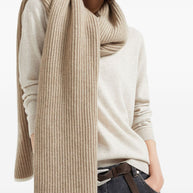 Brunello Cucinelli Cashmere Scarf - Brown