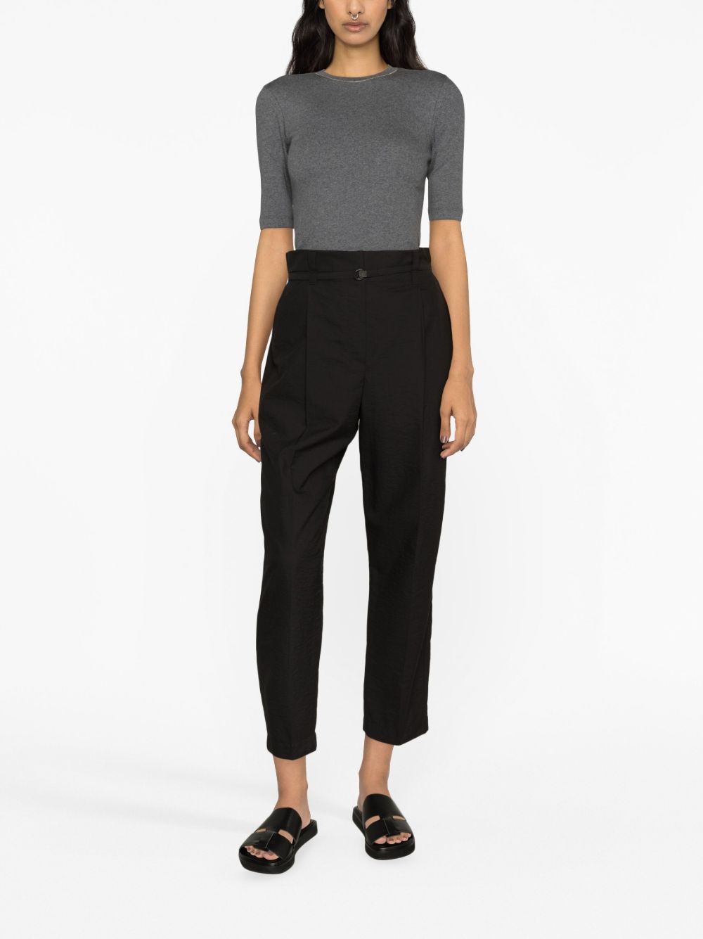 Brunello Cucinelli Monile Cotton T-shirt - Grey