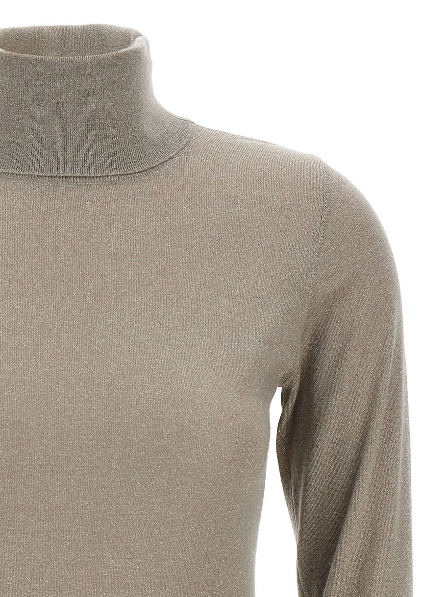 Brunello Cucinelli Cashmere Turtle-neck Sweater - Dove Grey