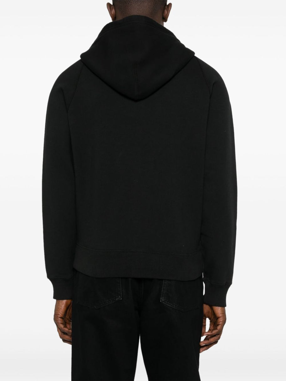 Tom Ford Cotton Zipped Hoodie - Black