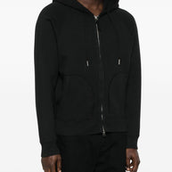 Tom Ford Cotton Zipped Hoodie - Black