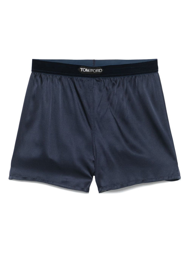Tom Ford Silk Shorts - Blue