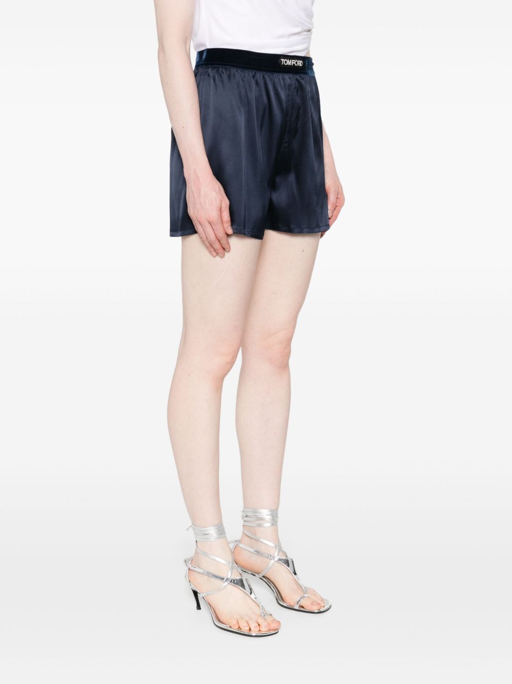 Tom Ford Silk Shorts - Blue