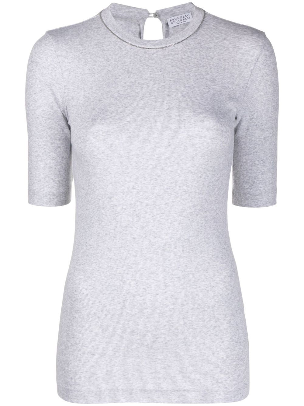 Brunello Cucinelli Cotton T-shirt Grey