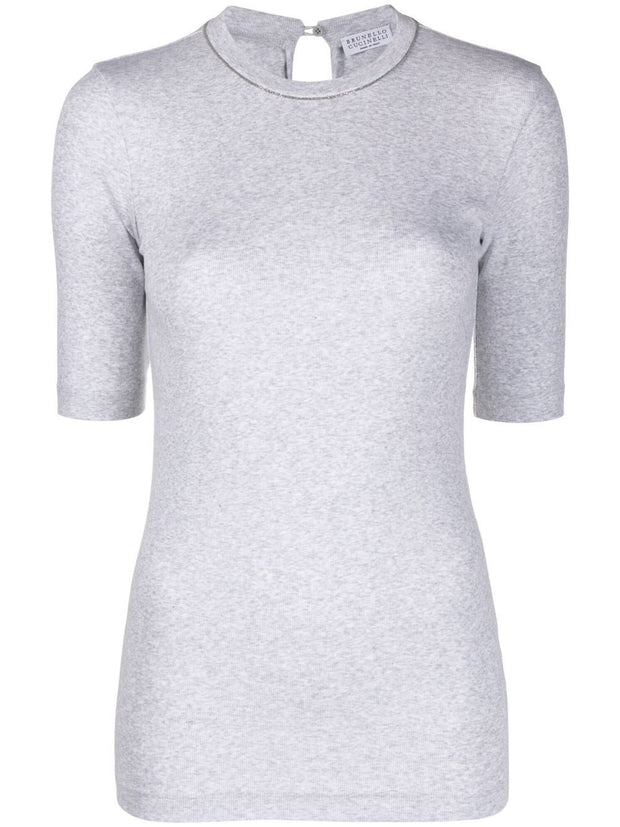Brunello Cucinelli Cotton T-shirt Grey