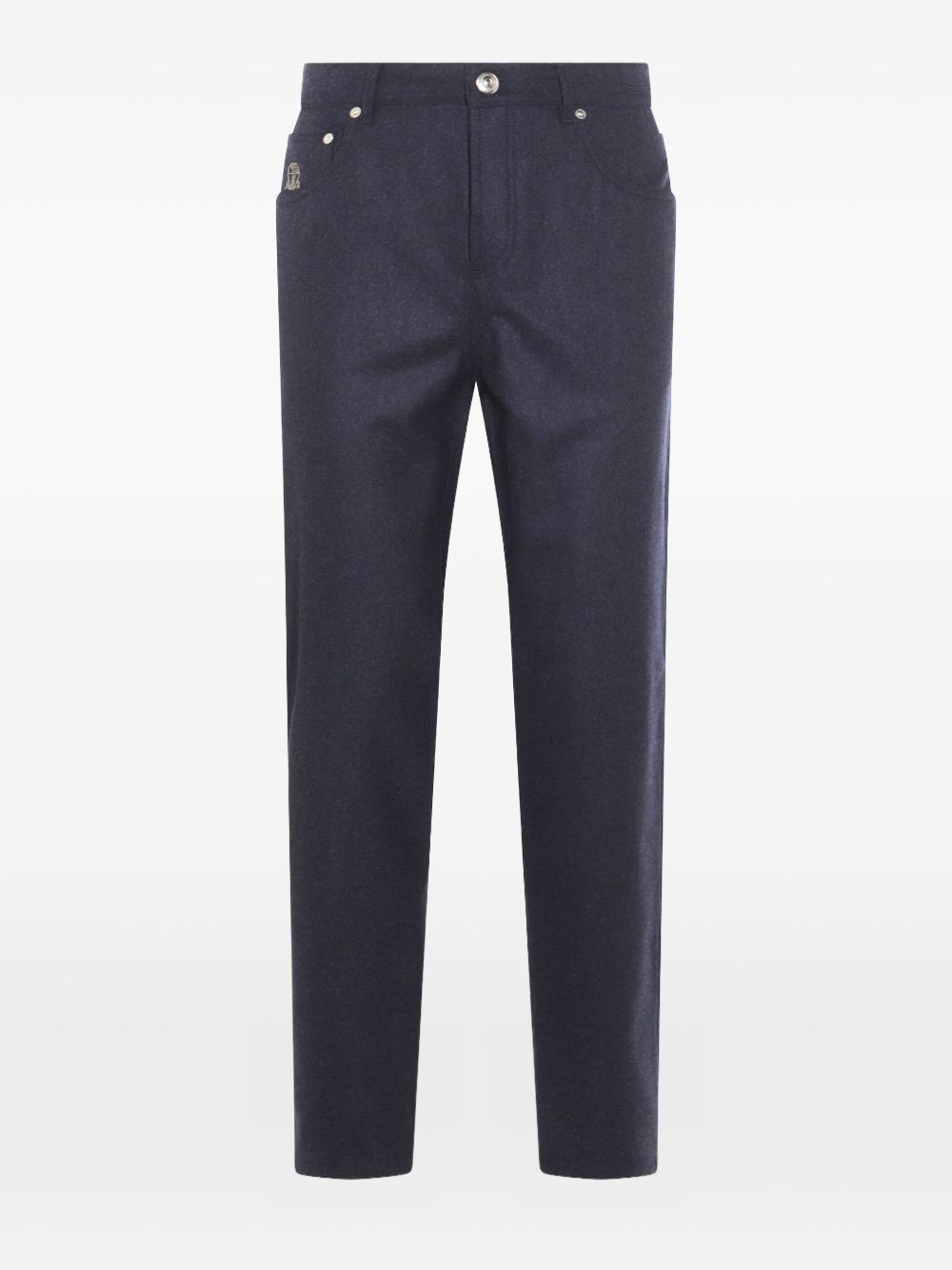 Brunello Cucinelli Wool Trousers - Blue