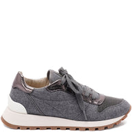 Brunello Cucinelli Wool Sneakers - Grey