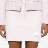 Thom Browne 4Bar Cotton Mini Skirt - Pink