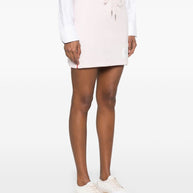 Thom Browne 4Bar Cotton Mini Skirt - Pink