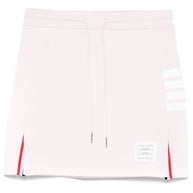 Thom Browne 4Bar Cotton Mini Skirt - Pink