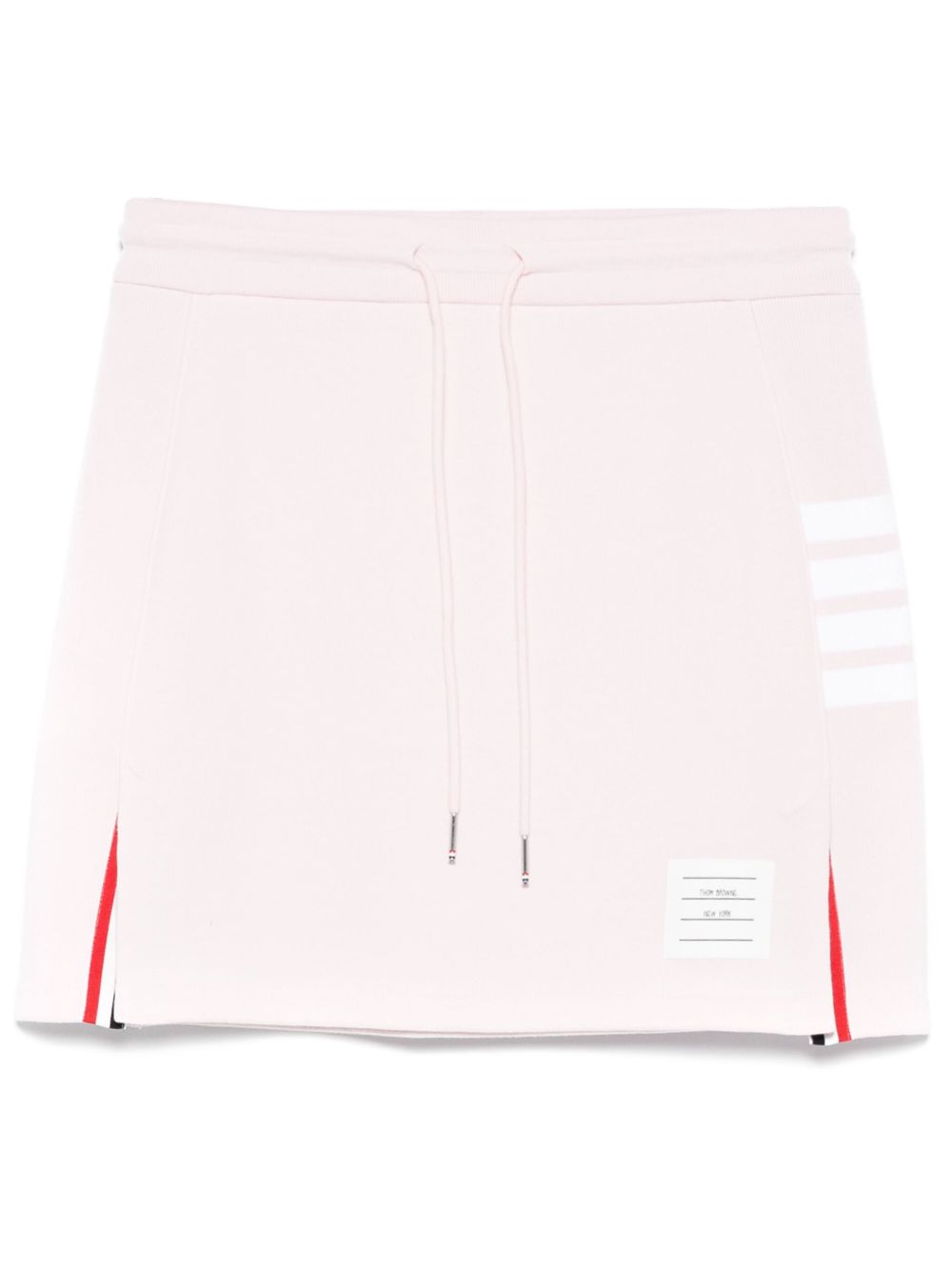 Thom Browne 4Bar Cotton Mini Skirt - Pink