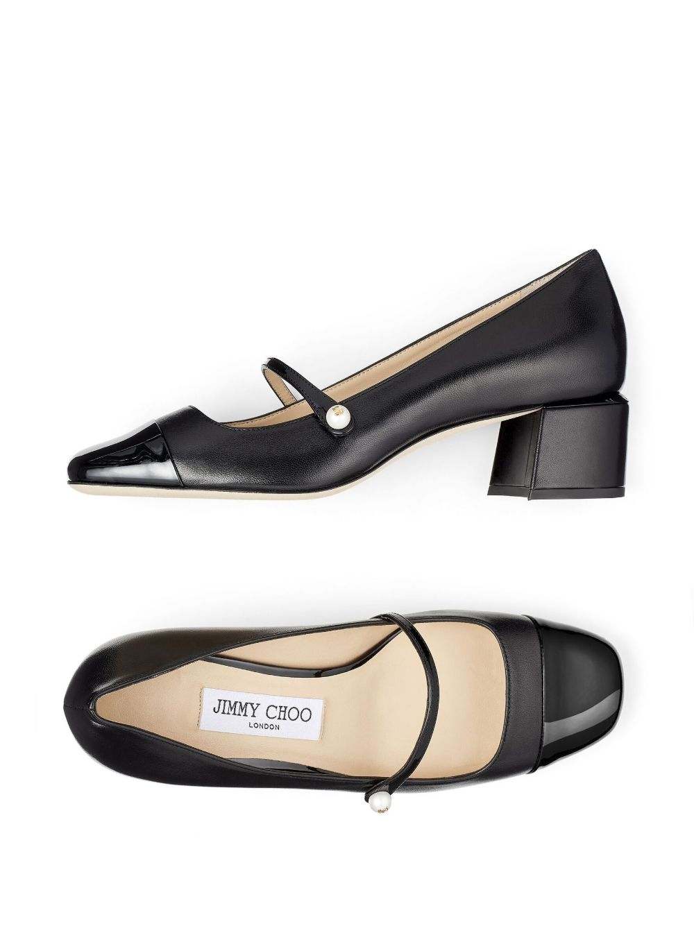 Jimmy Choo Elisa Patent Leather Pumps - Black