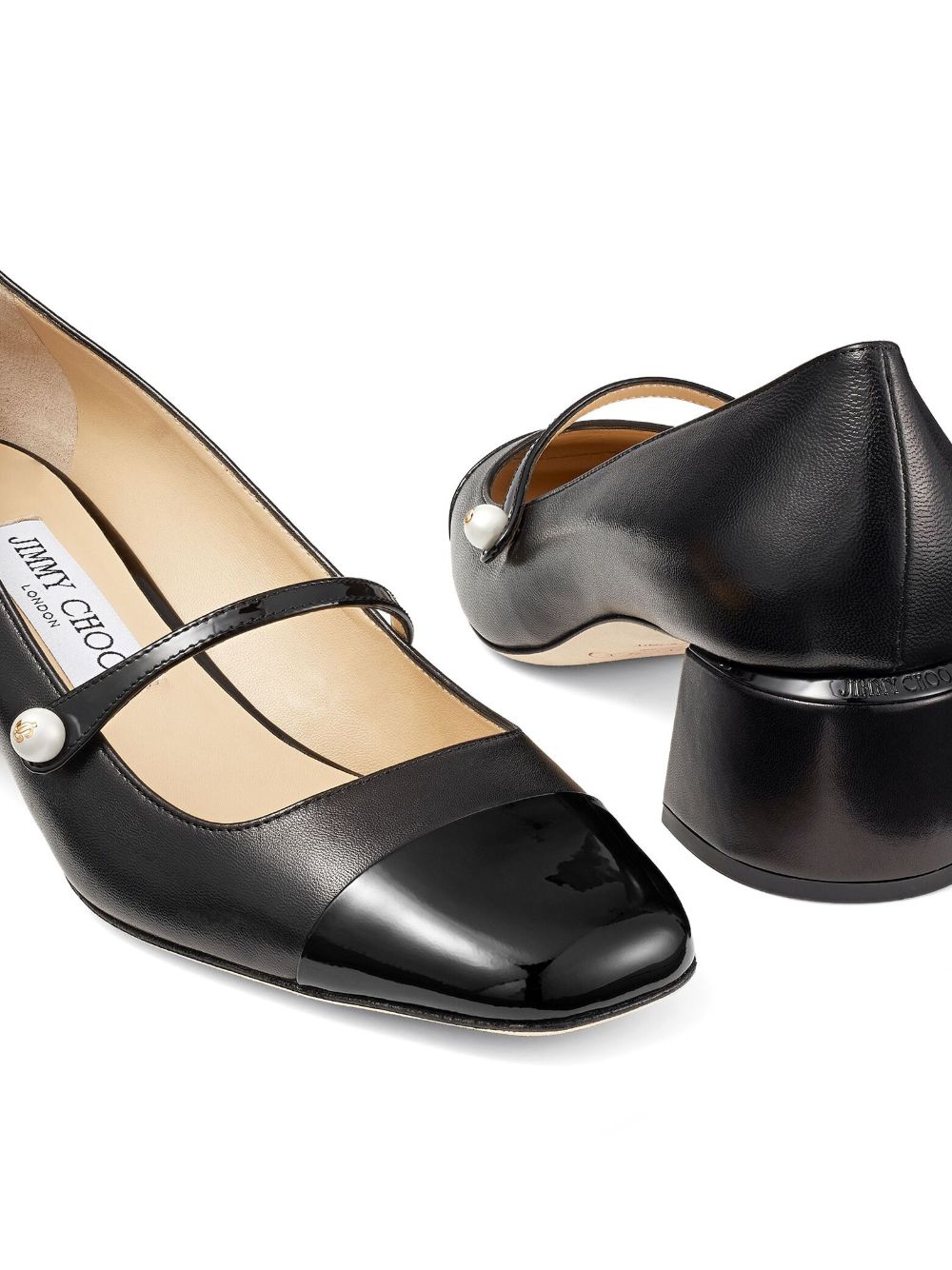 Jimmy Choo Elisa Patent Leather Pumps - Black