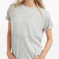 Brunello Cucinelli Cashmere And Silk T-shirt - Light Grey