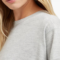 Brunello Cucinelli Cashmere And Silk T-shirt - Light Grey