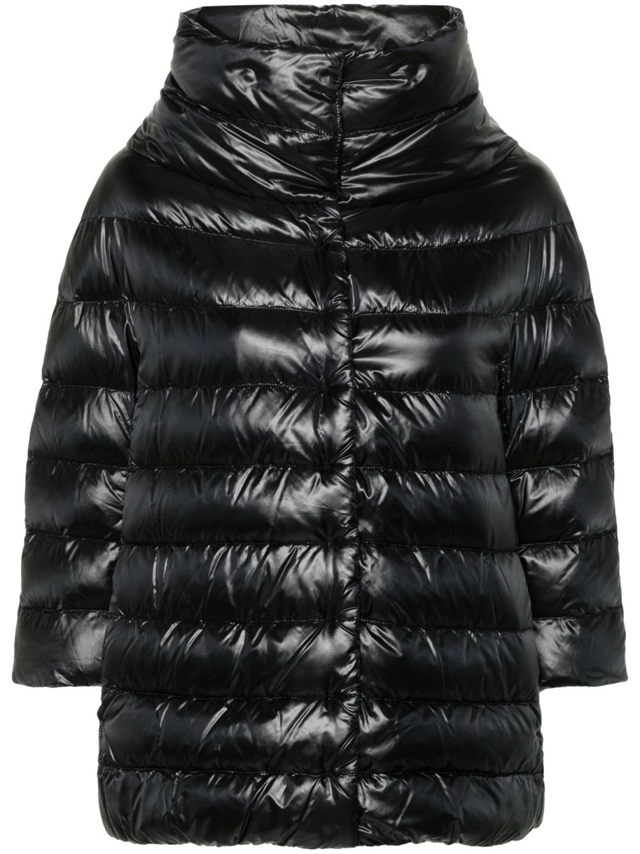 Herno Aminta Nylon Cape - Black