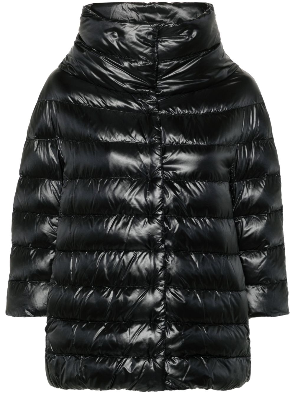 Herno Aminta Nylon Cape - Black