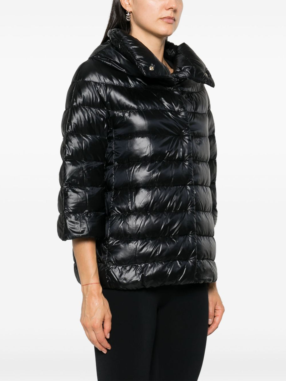 Herno Aminta Nylon Cape - Black