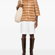 Herno Aminta Nylon Cape - Camel