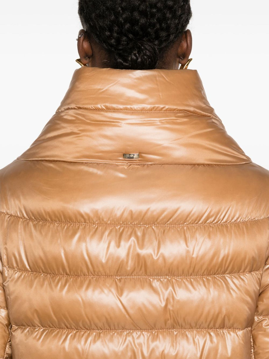 Herno Aminta Nylon Cape - Camel