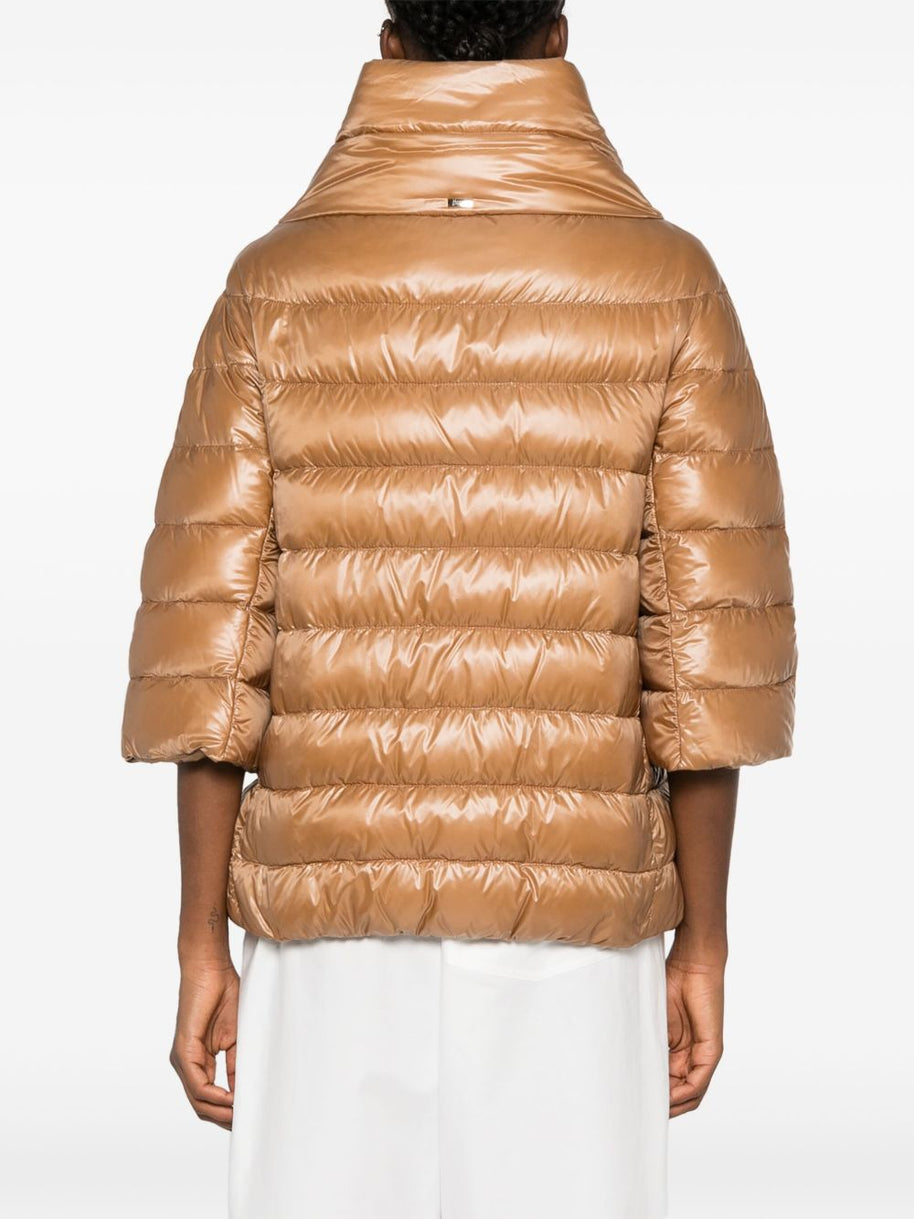 Herno Aminta Nylon Cape - Camel