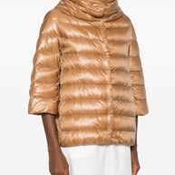 Herno Aminta Nylon Cape - Camel