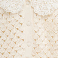 Chloé Chloè Wool And Silk Blend Sweater White