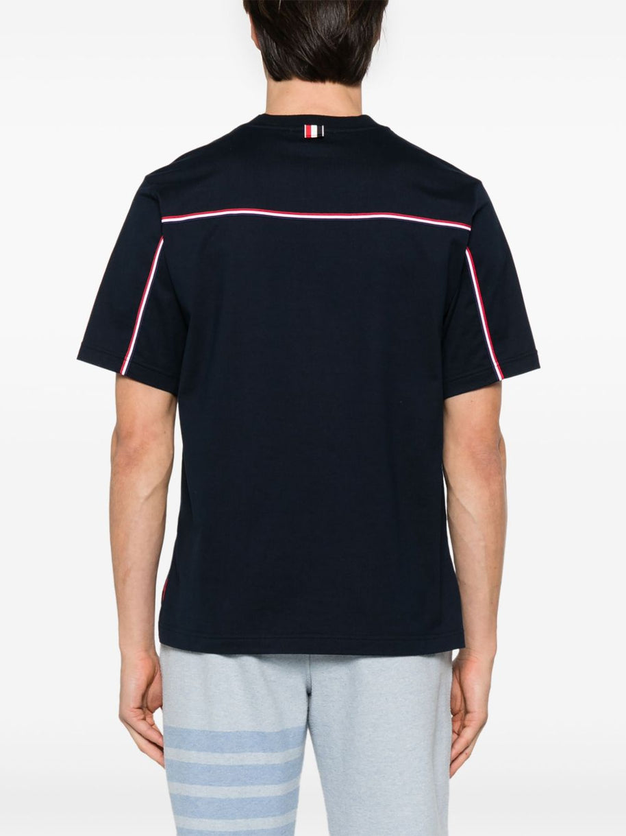 Thom Browne Oversized Cotton T-shirt - Blue
