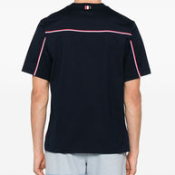 Thom Browne Oversized Cotton T-shirt - Blue