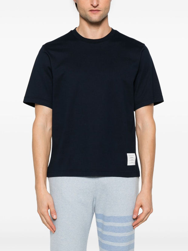 Thom Browne Oversized Cotton T-shirt - Blue